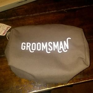 Mens Groomsman toiletry bag